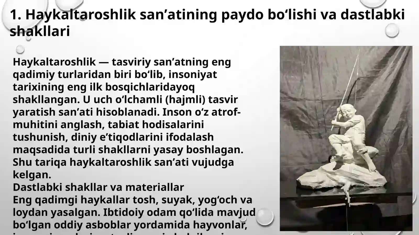 MA’NAVIYAT TIZIMIDA SAN’AT fanidan TAQDIMOTI 4