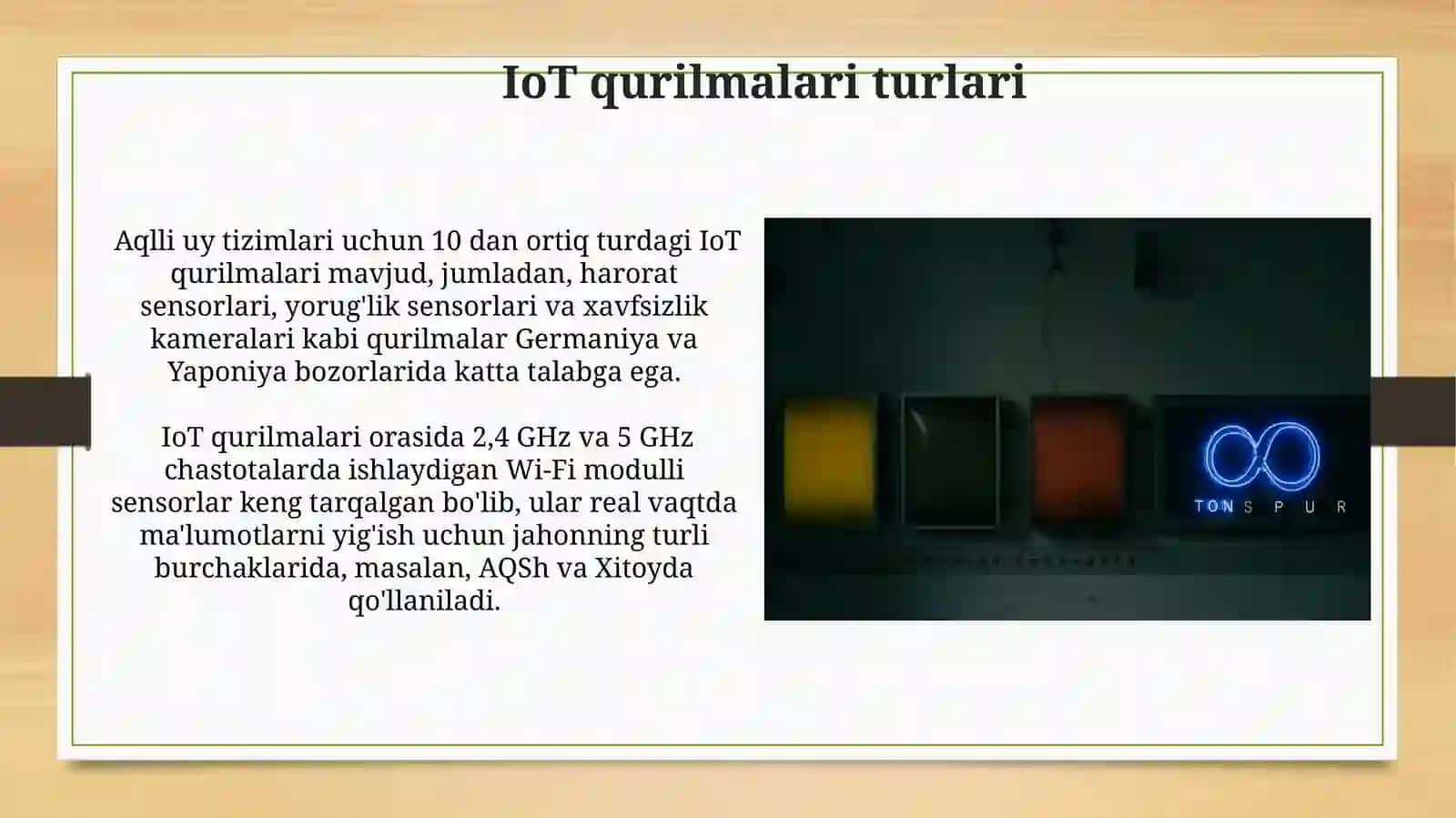 Buyumlar interneti (Internet of things-loT)tushunchasi 4