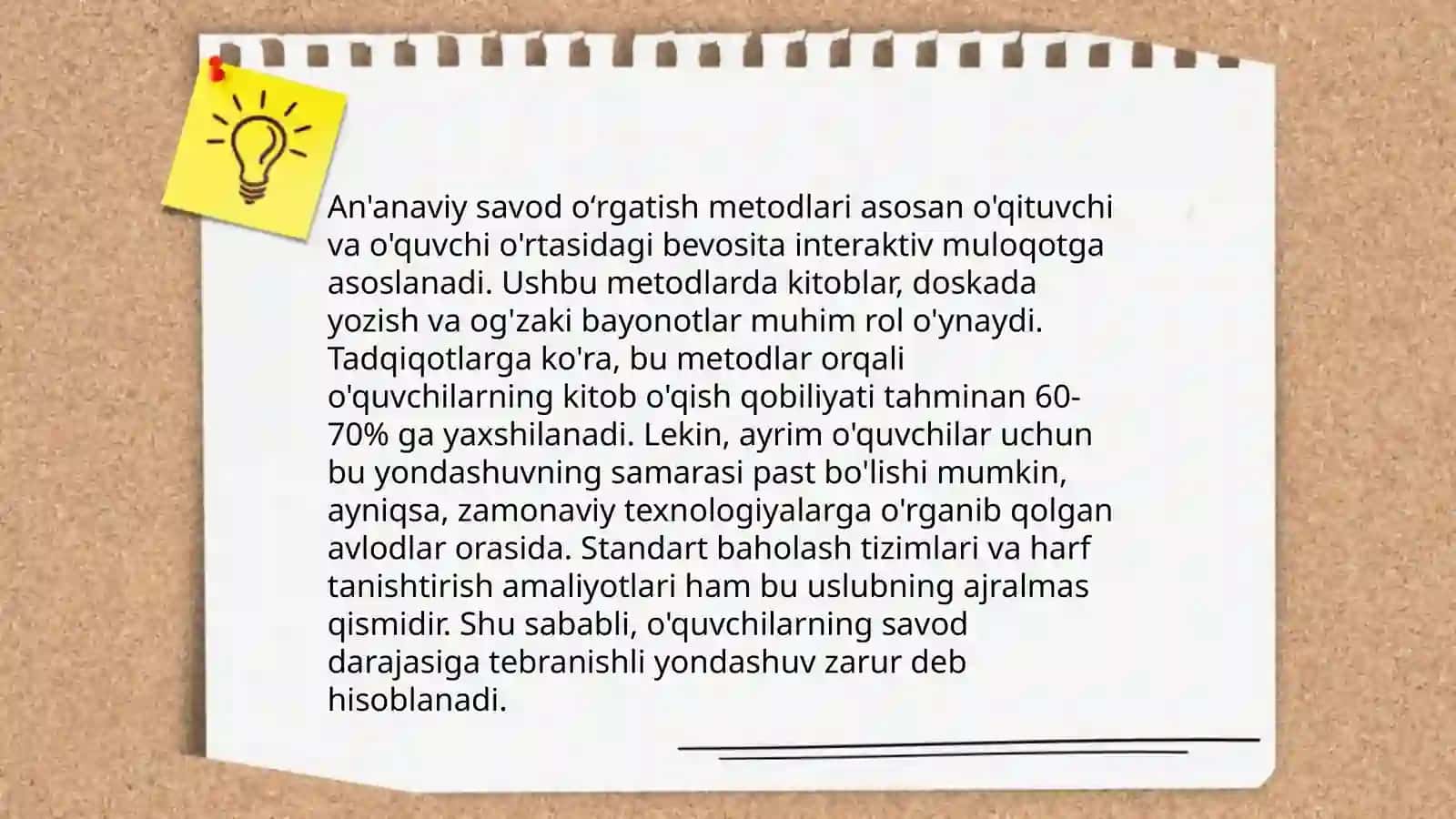 Savod oʻrgatish metodlari 4