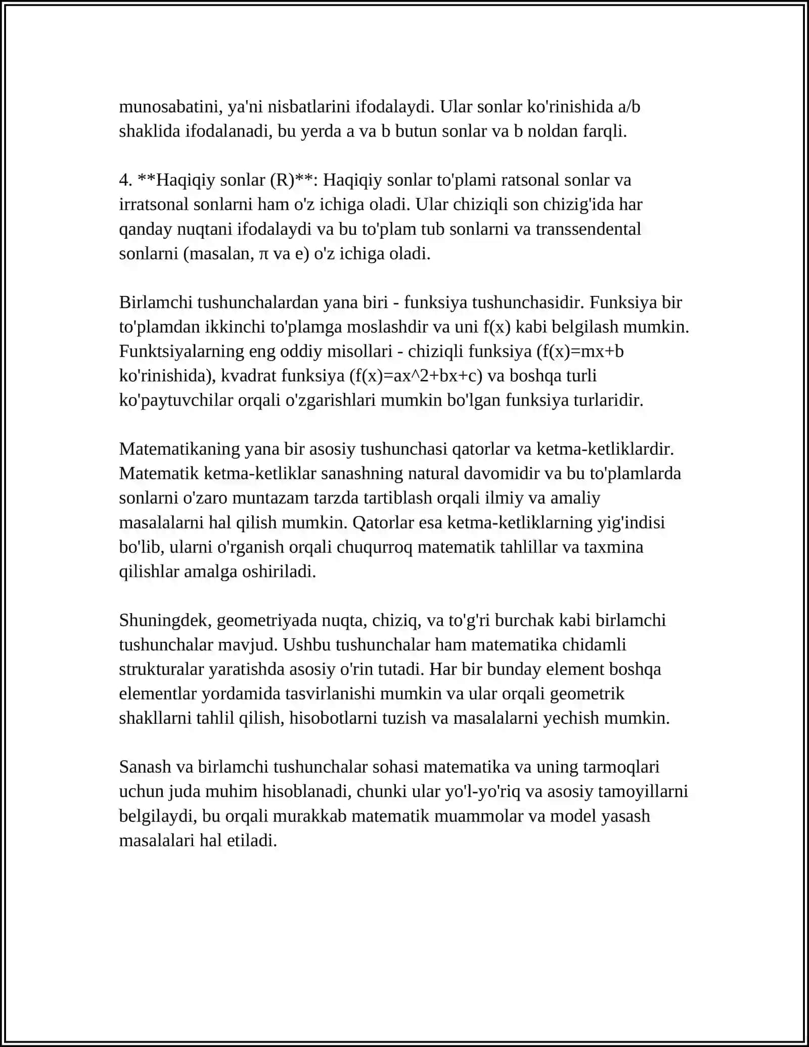 MATEMATIKANING RIVOJLANISH DAVRLARI 4