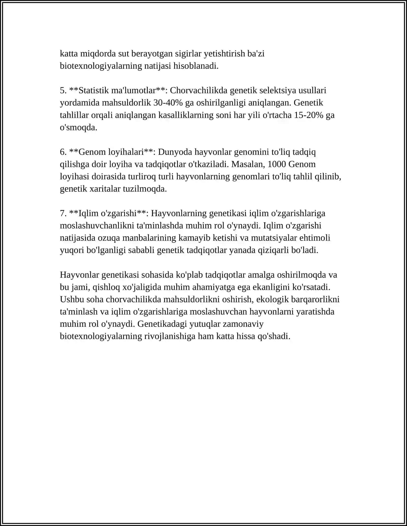 QISHLOQ XÔJALIK HAYVONLARINING KONSTITUTSIYASI 4
