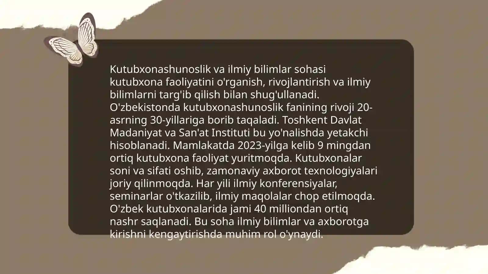 Kutubxonashunoslikning tarixi 4