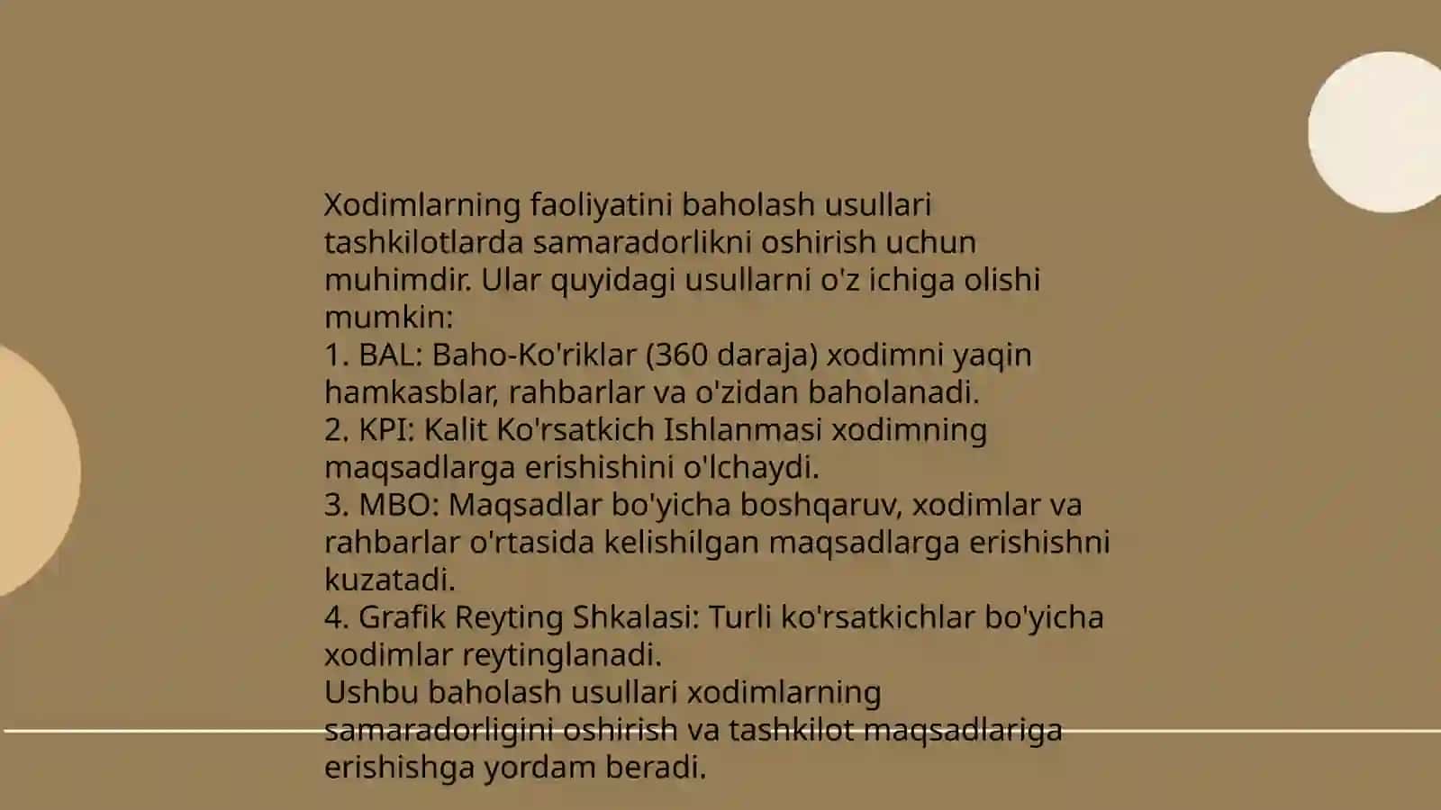 Tashkilot xodimlarini motivatsiya qilish 4