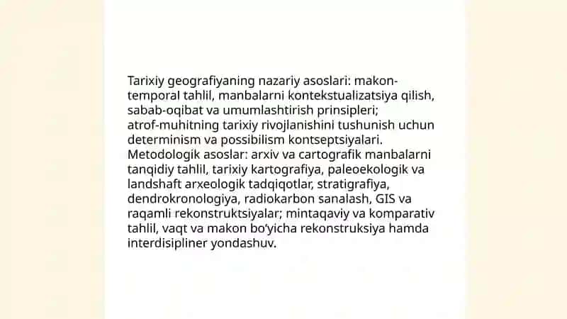 Tarixiy geografiyaning shakllanishi va taraqqiyoti 4