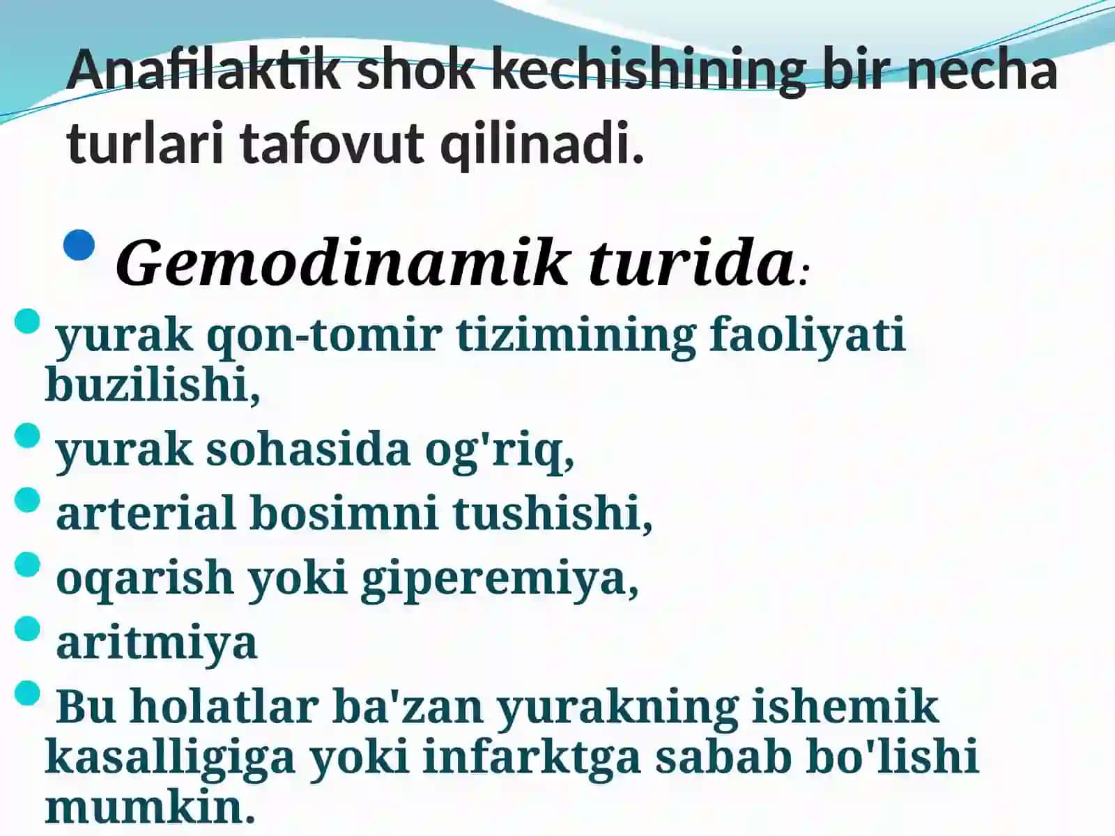 Anafilaktik shok Anafilaksiya 4