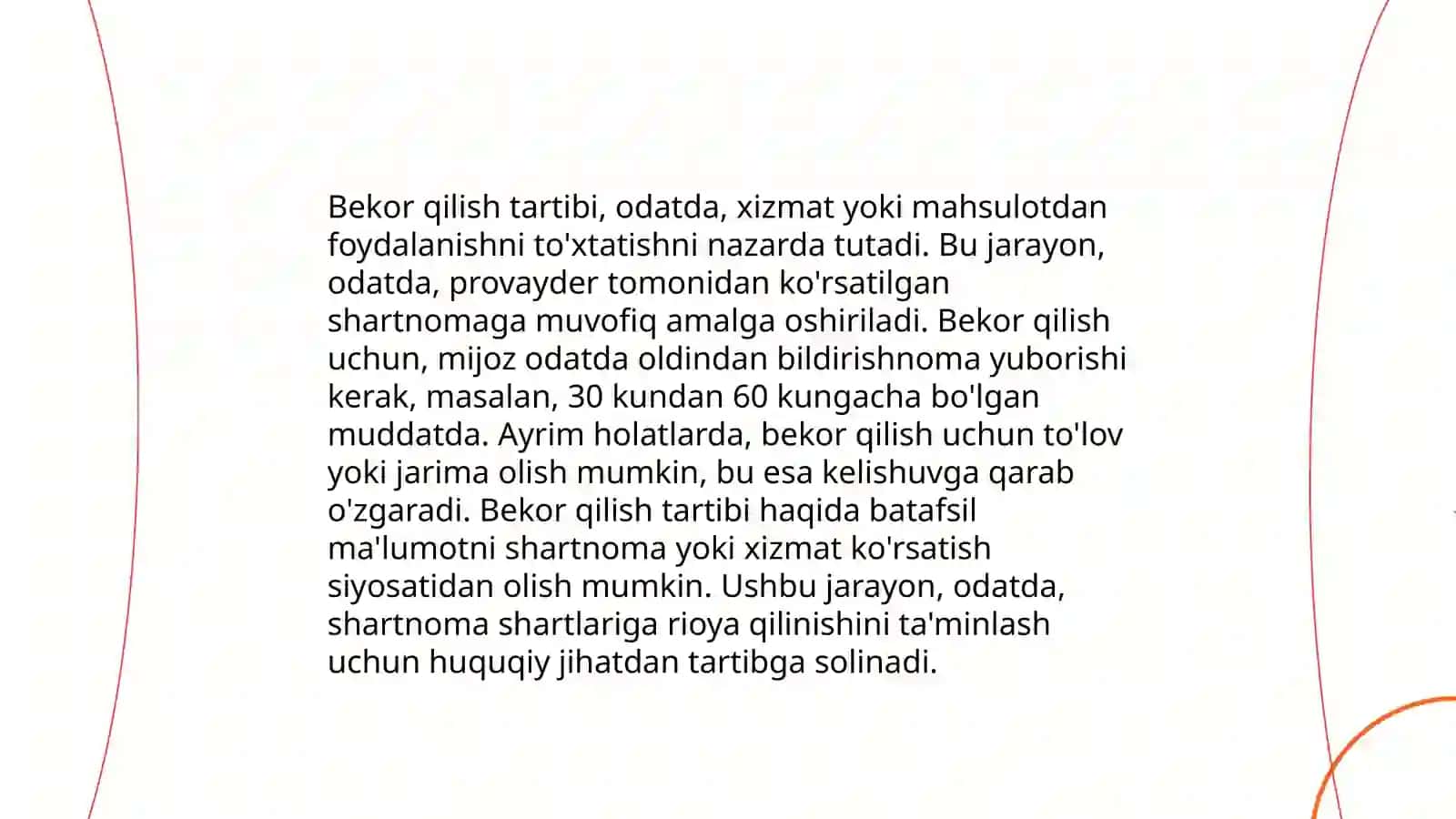 Mehnat shartnomasini bekor qilish asoslari 4