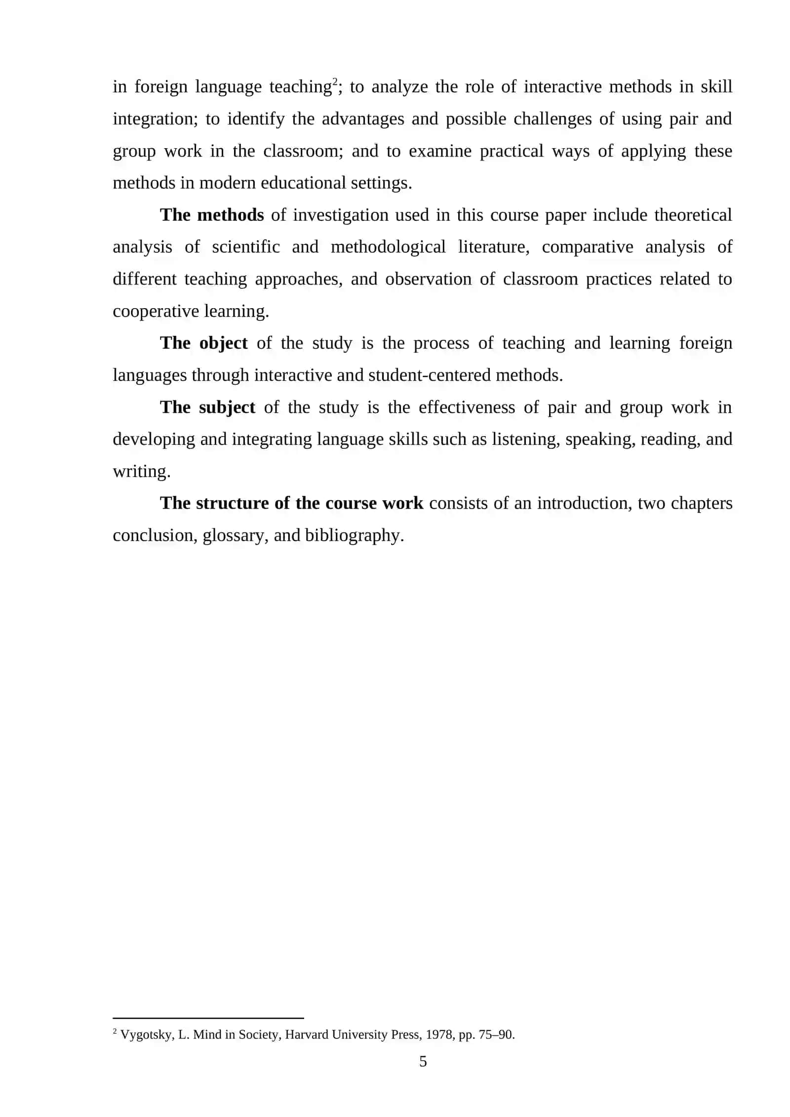 Theoretical aspects of pair and group work in language teaching 4