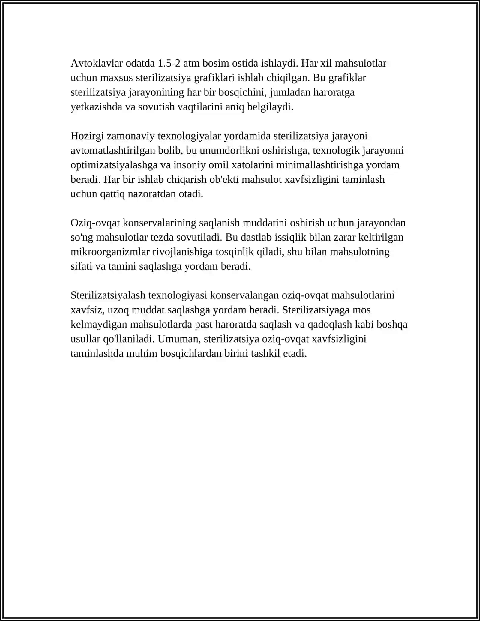 KONSERVALARNI STERILIZATSIYALASH 4