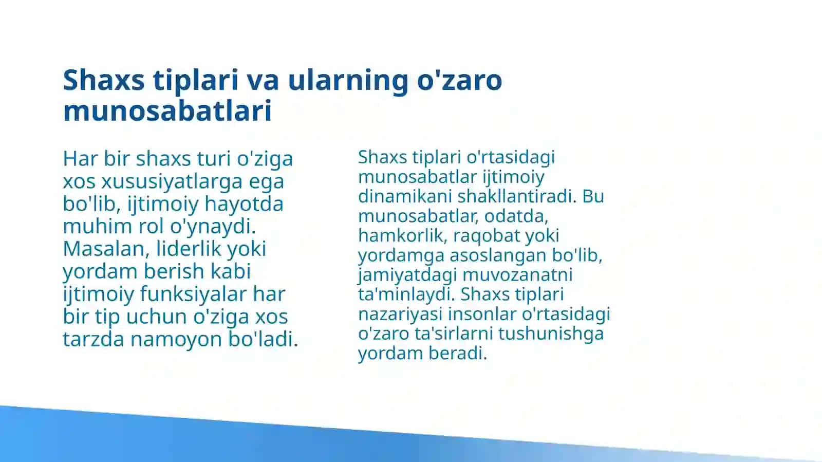 Ayzenkning shaxs tiplari nazaryasi 4
