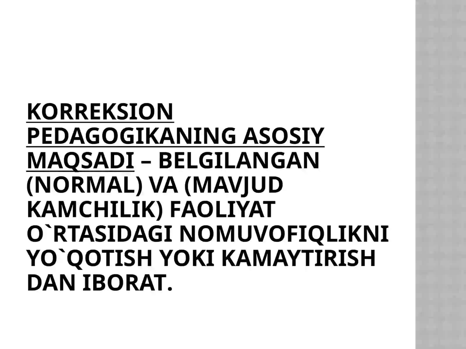 Korreksion Pedagogikaning asoslari 4