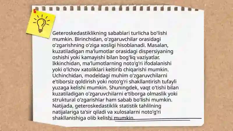 Multiplikativ geteroskedastiklik 4