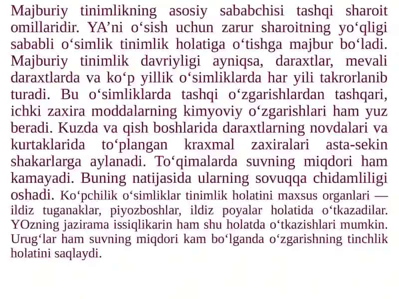 O‘simliklarning harakatlari 4