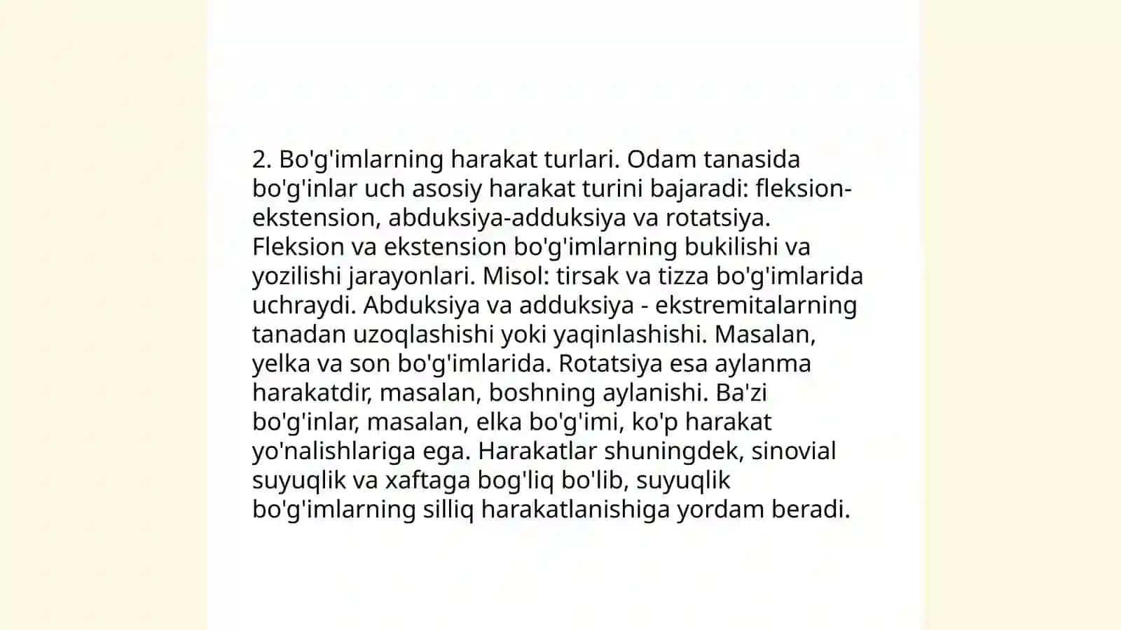 Bo‘g‘imlarning biomexanikasi 4