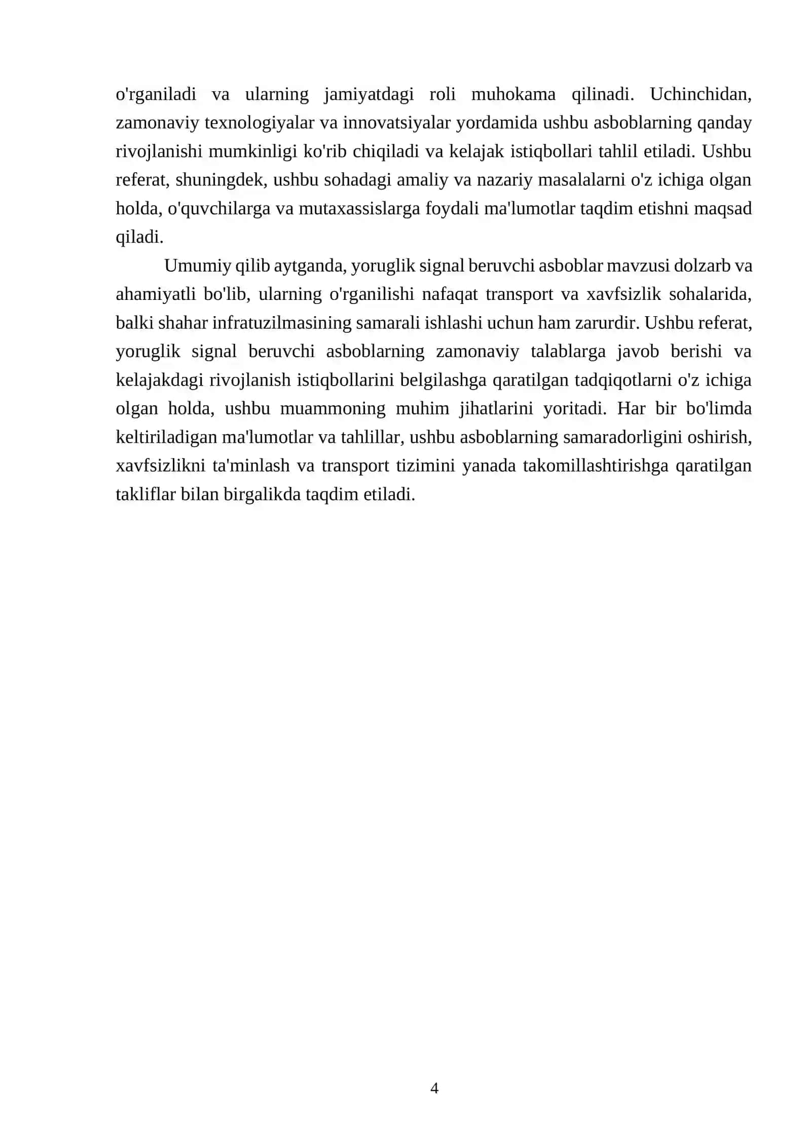 Yoruglik signal beruvchi asboblar 4