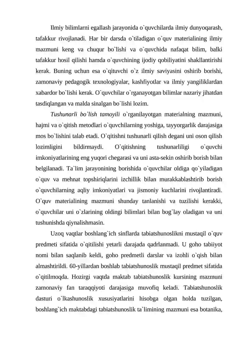 Tabiatshunoslik Darslari 4