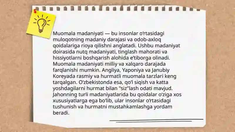 Nutq va muomala 4