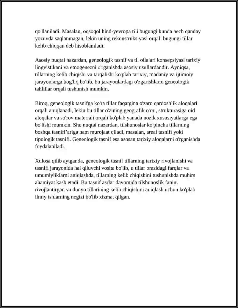 Tillarning Geneologik Tasnifi 4