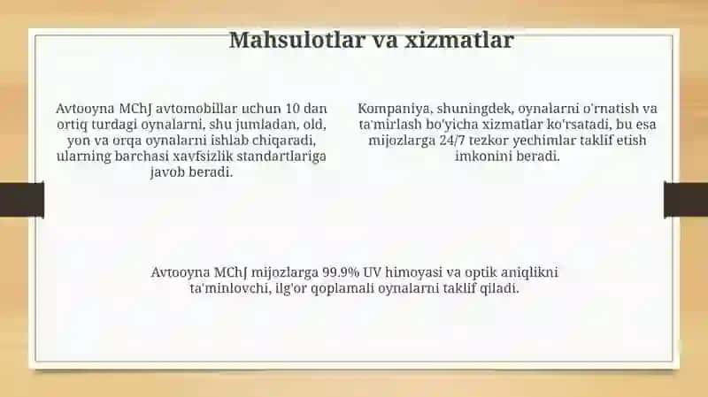 "avtooyna" mchj tasifi 4