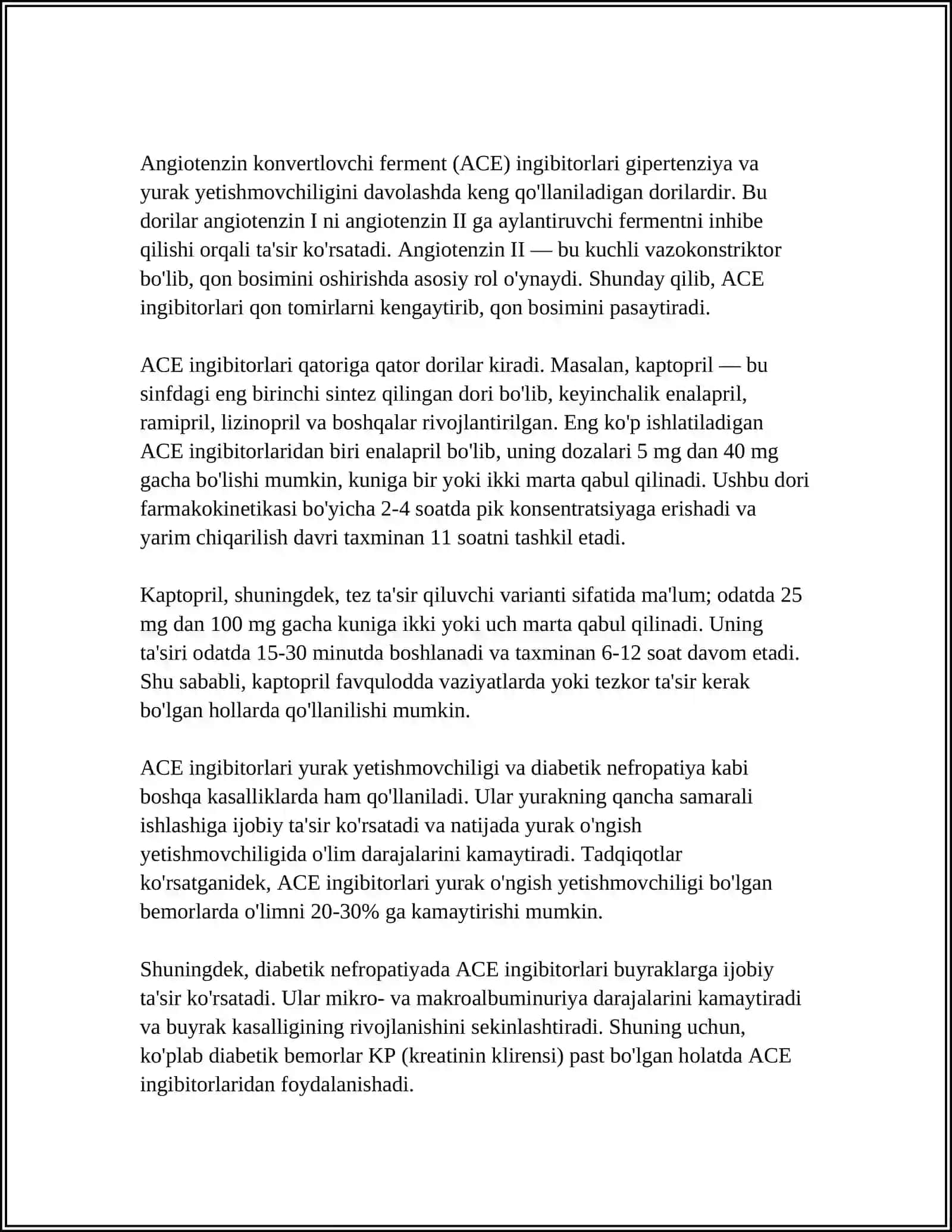 QON O'RNINI BOSUVCHI DORI VOSITALAR 4