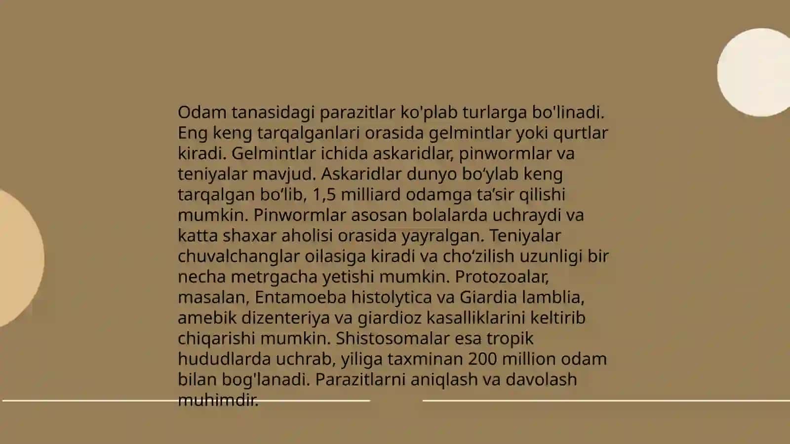 Sodda hayvonlar (odam parazitlari) 4
