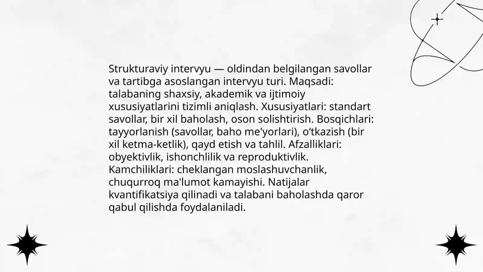 Talaba shaxsini o'rganish metodlari 4