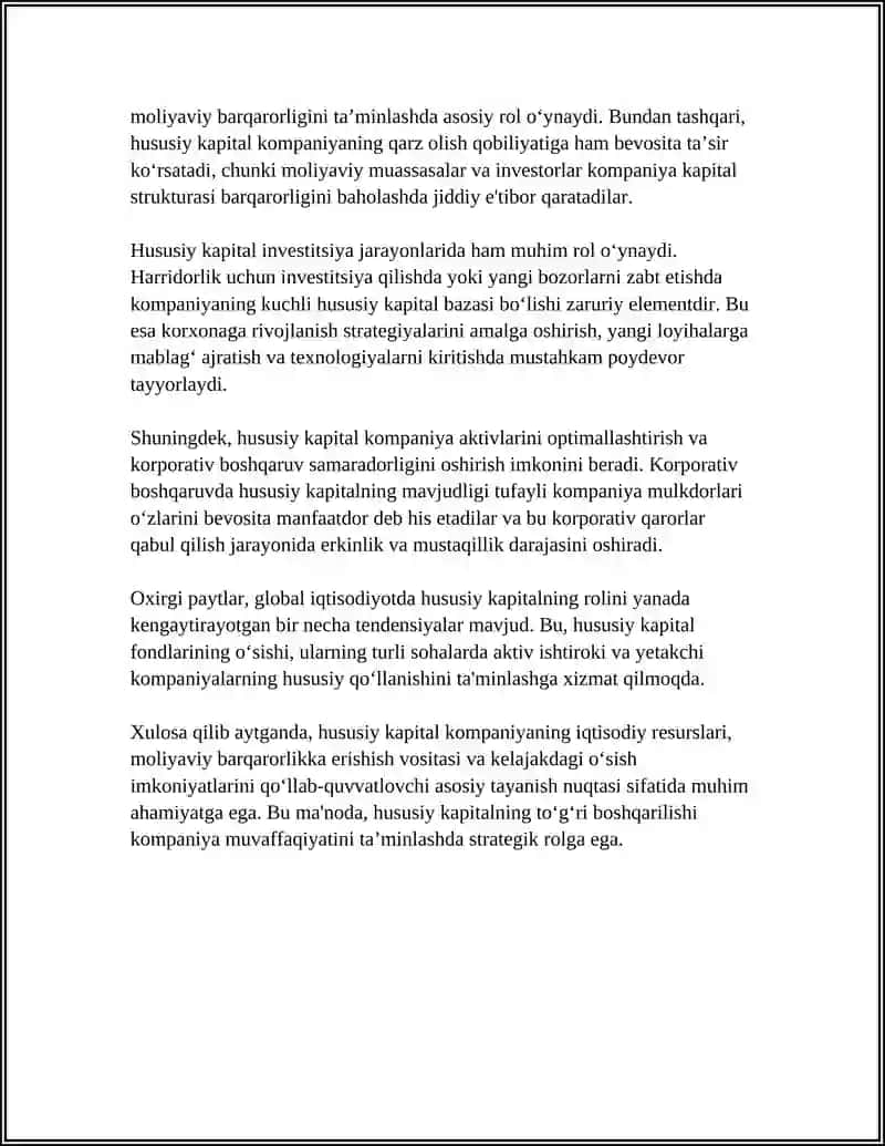 HUSUSIY KAPITAL 4