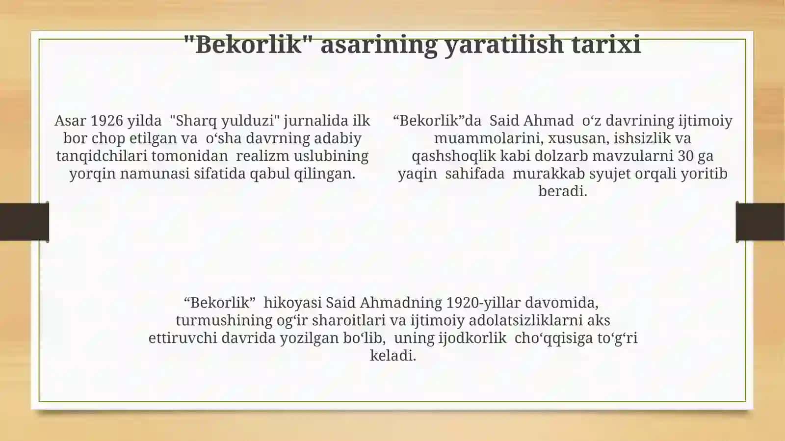 Said Ahmad "Jimjitlik" romani 4