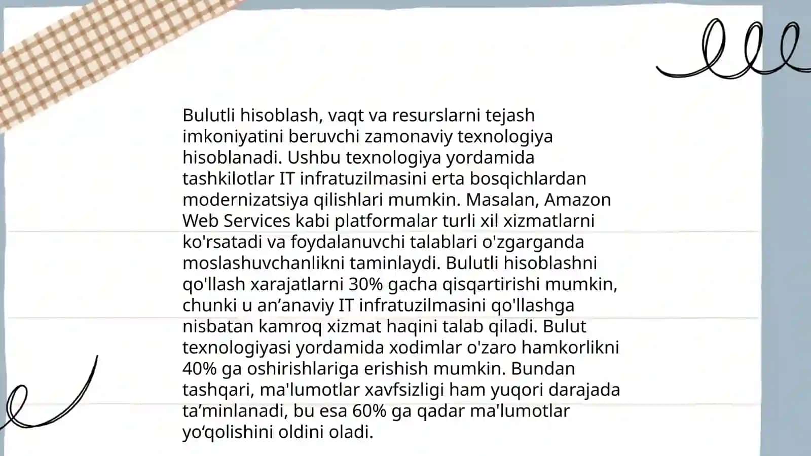 Bulutli texnologiyalar asoslari 4