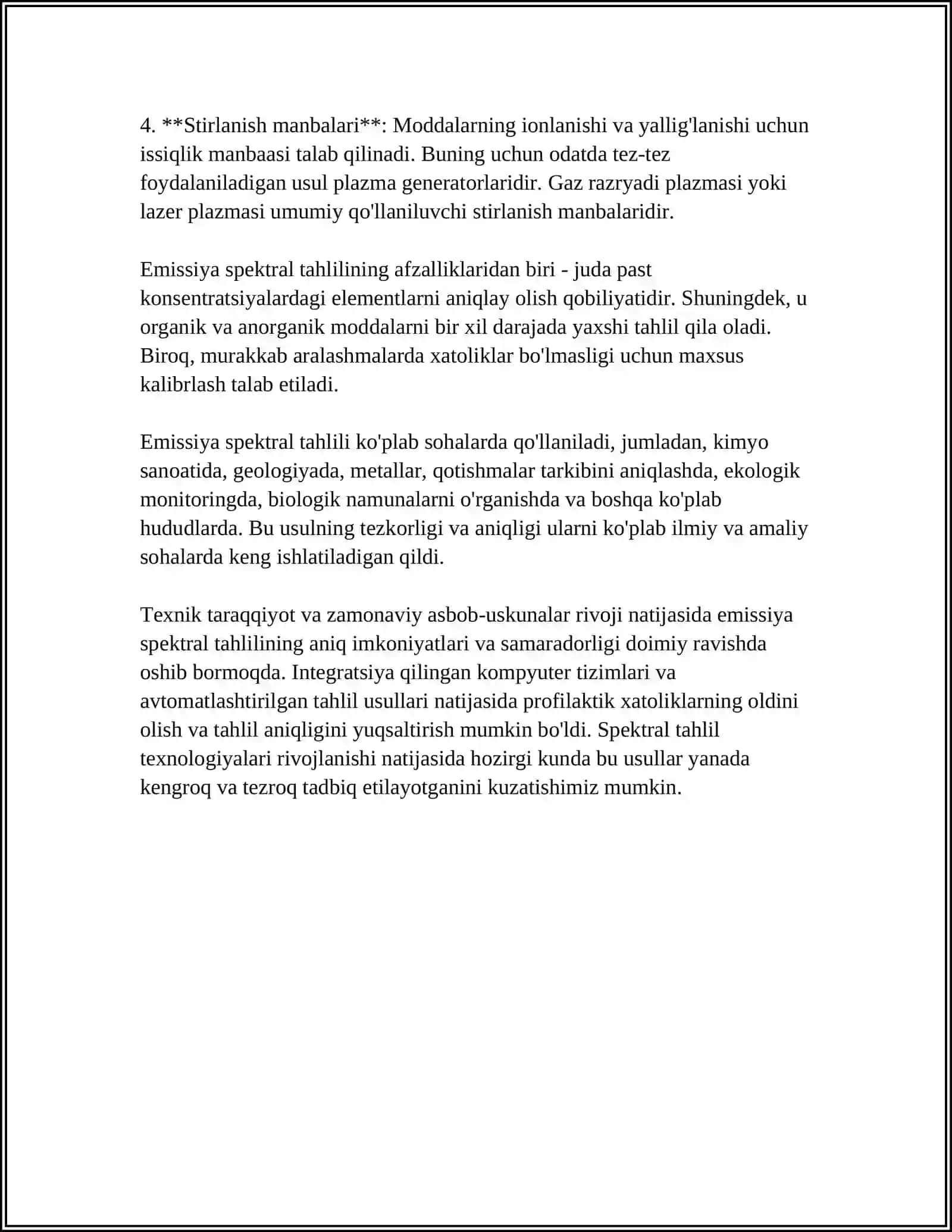 EMISSIYA SPEKTRAL TAHLILI 4