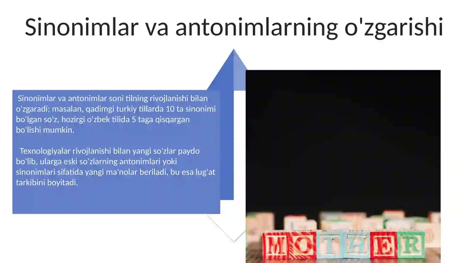 Eski va Yangi So'zlarning Kelib Chiqishi 4