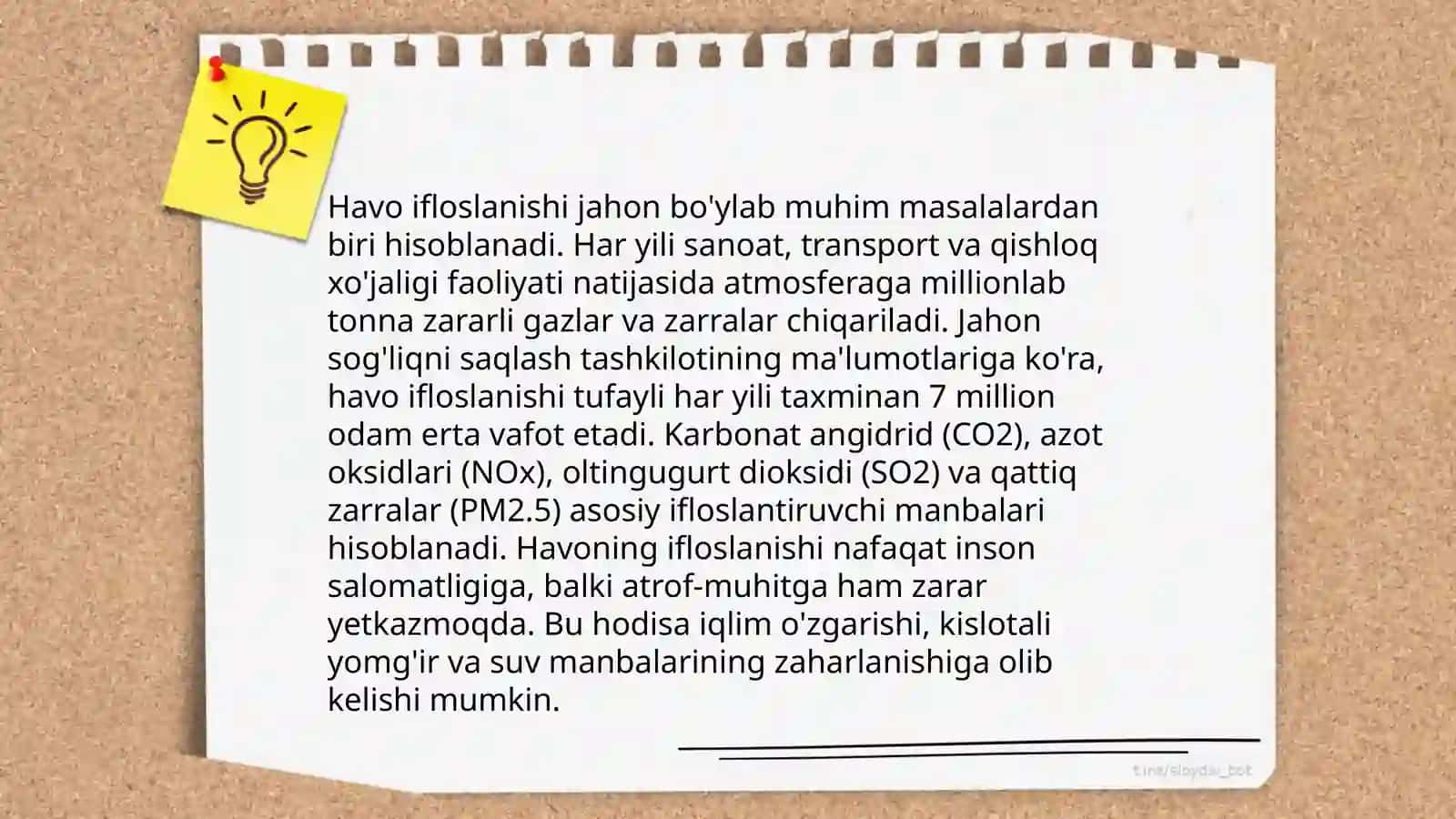 Ekologik muammolar 4