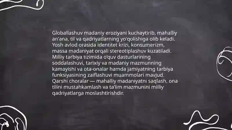 Globallashuv va uning tarbiyaga ta’siri 4