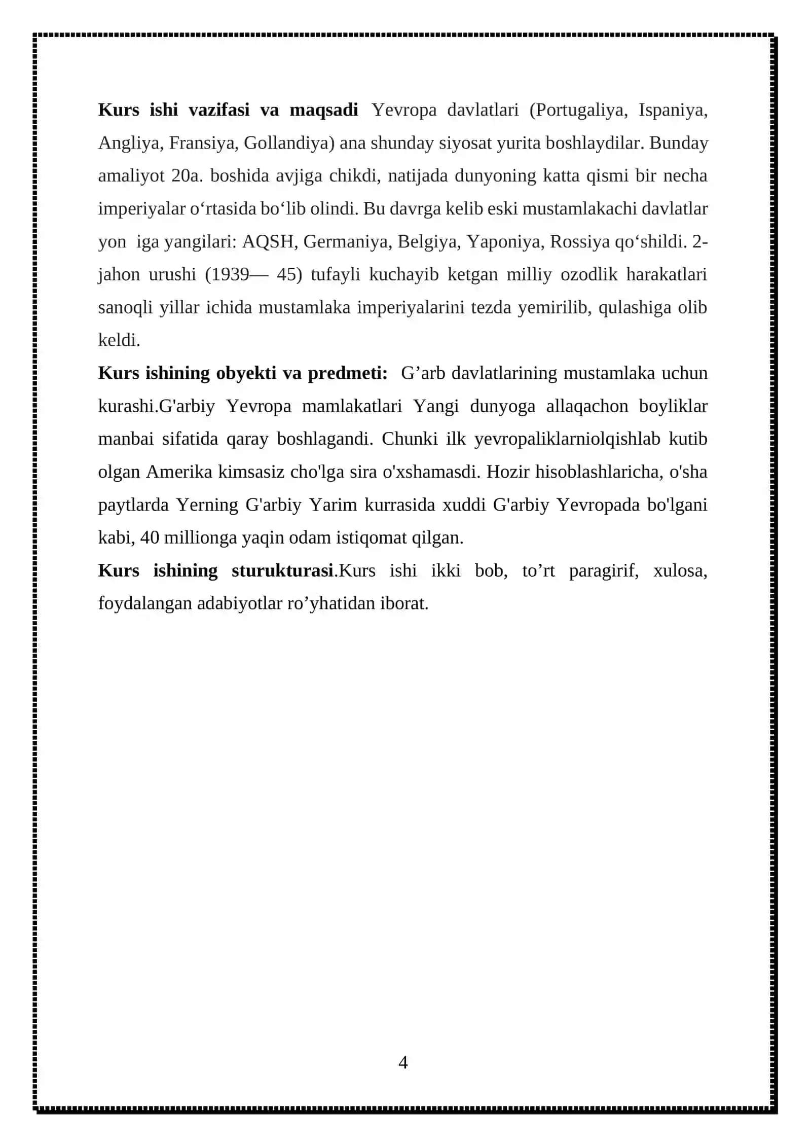 Yevropa davlatlarining mustamlakachilik uchun kurashi (XVIII-asr) 4
