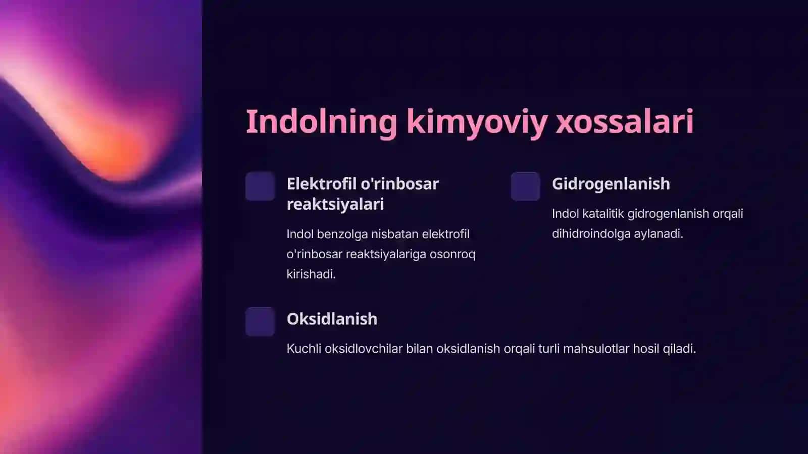 Indol va uning hosilalari 4