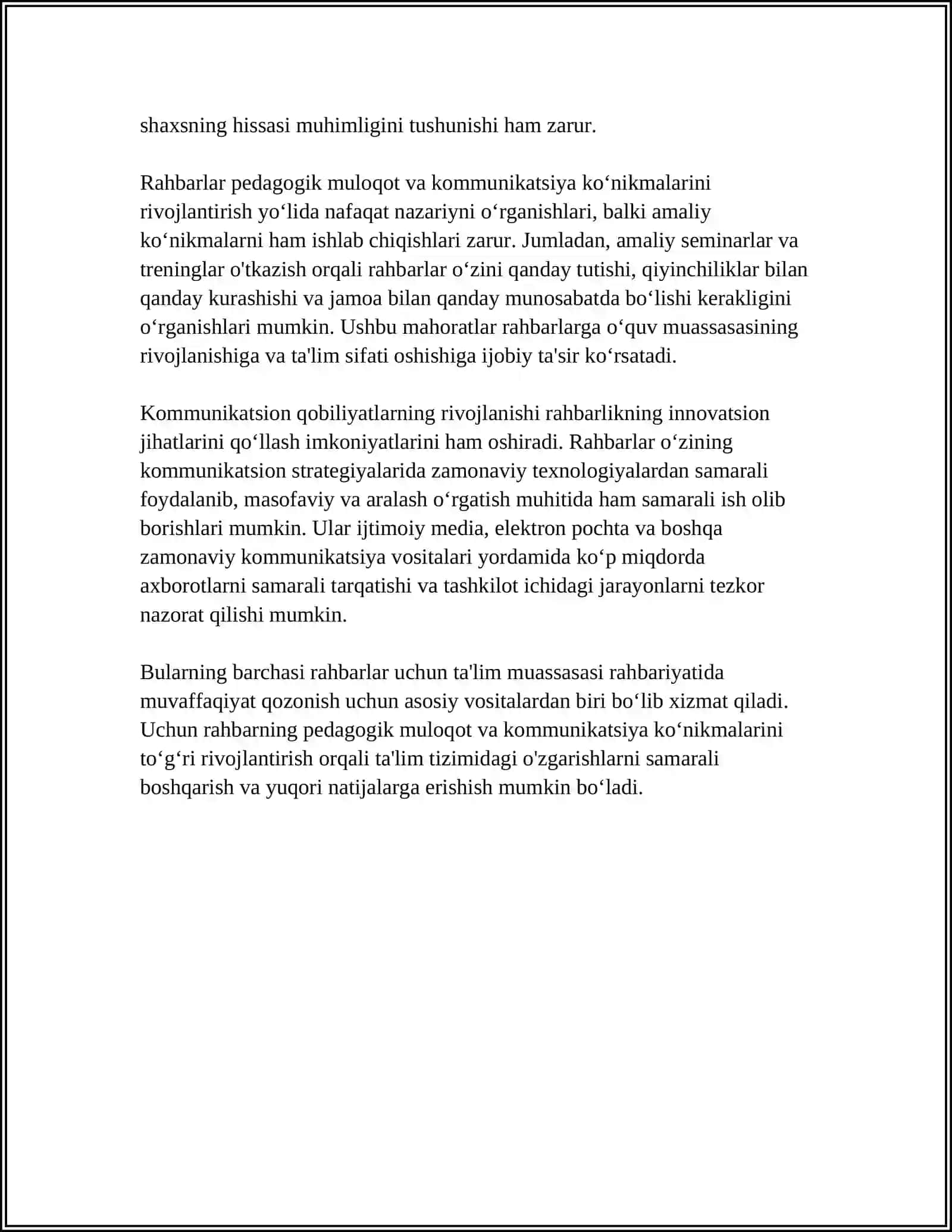 BOSHQARUVDA PEDAGOGIK QOBILYATLAR 4