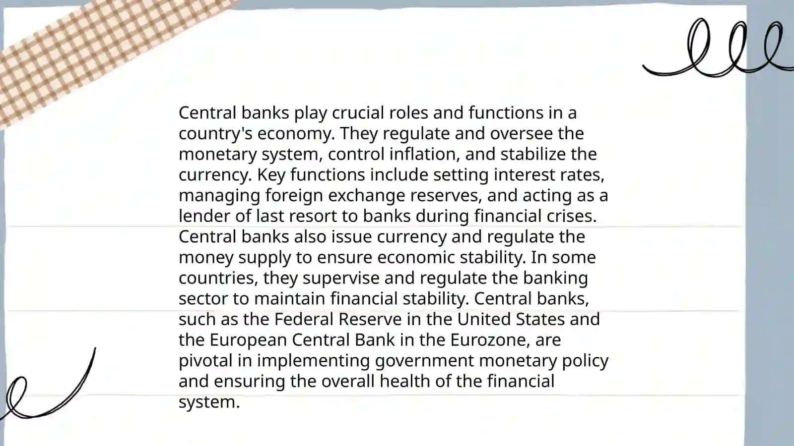 Central banks 4