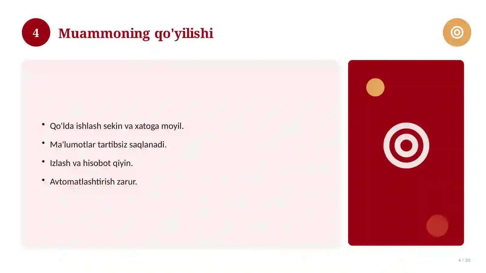 Mobil ilovalar: nazariy asoslari, an'anaviy yondashuvda (Kurs ishi) 4