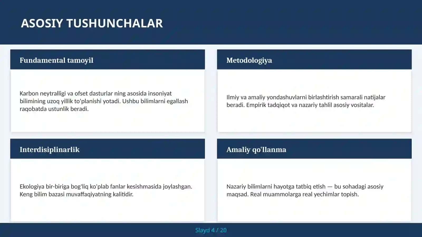 Karbon neytralligi va ofset dasturlar 4