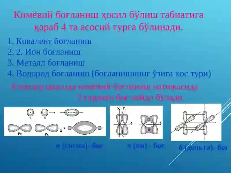 Кимёвий боғланиш 4