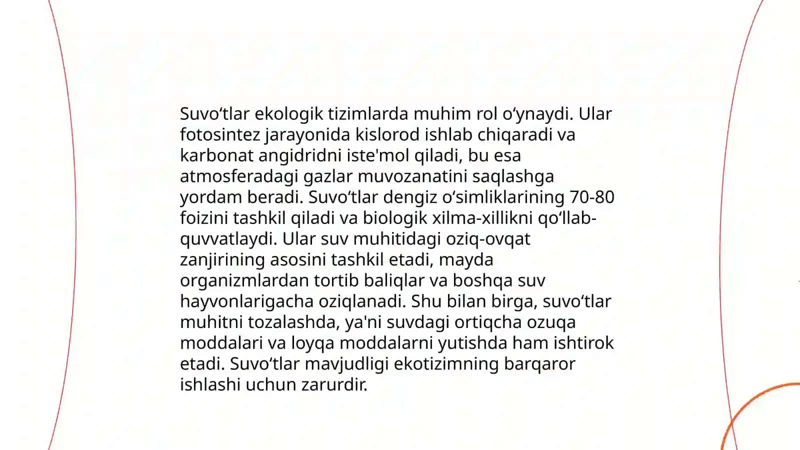 Suvoʻtlarning biologik xilma-xilligi 4