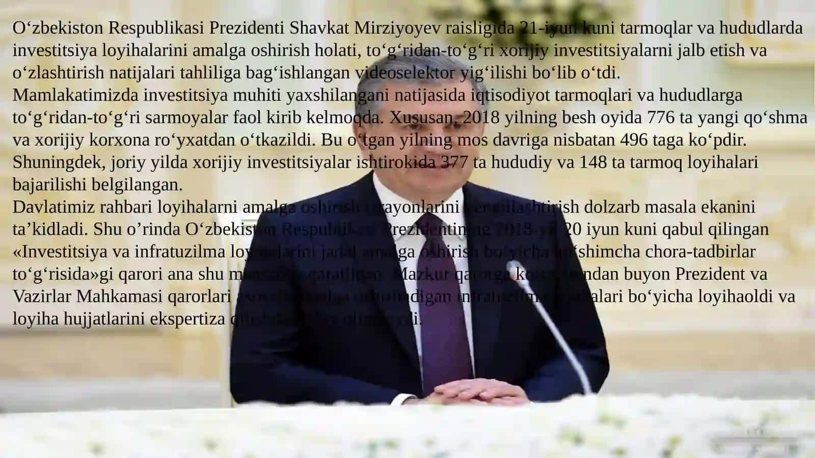 O’zbekiston iqtisodiyotida investitsiyalarning ahamiyati 4