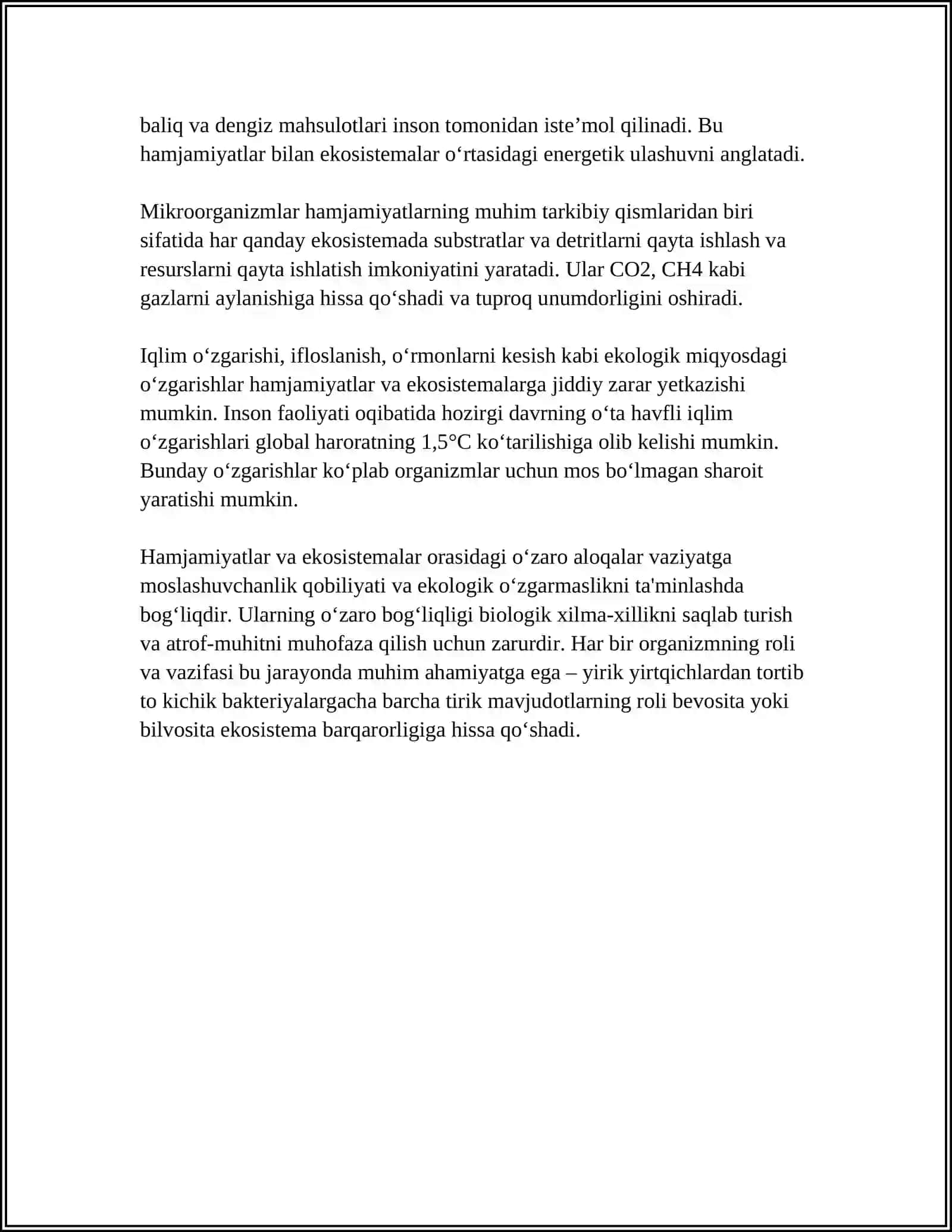 HAMJAMIYAT VA EKOSISTEMA 4