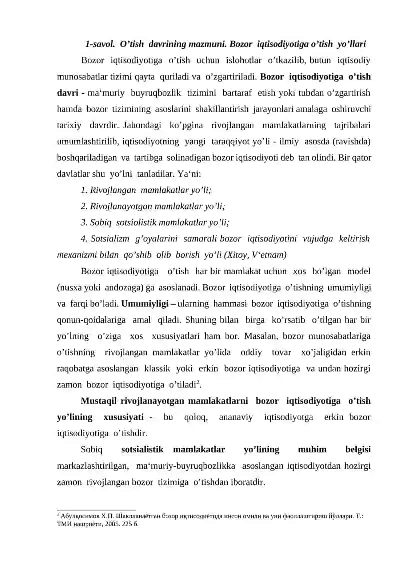 Bozor Iqtisodiyoti 4