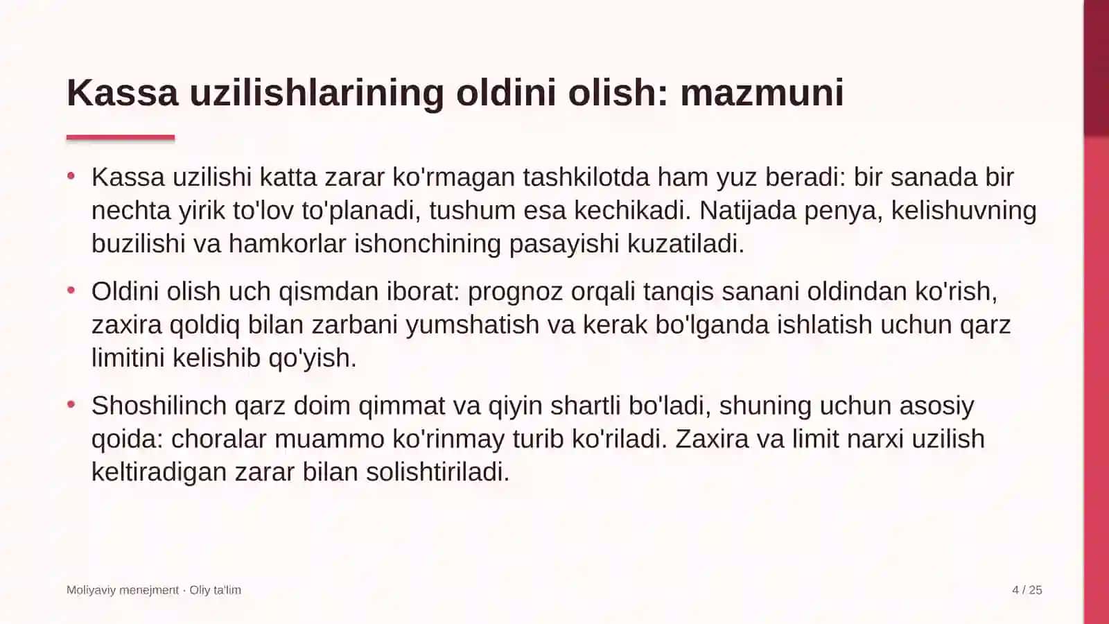 Kadrlar agentliklarida kassa uzilishlarining oldini olish 4