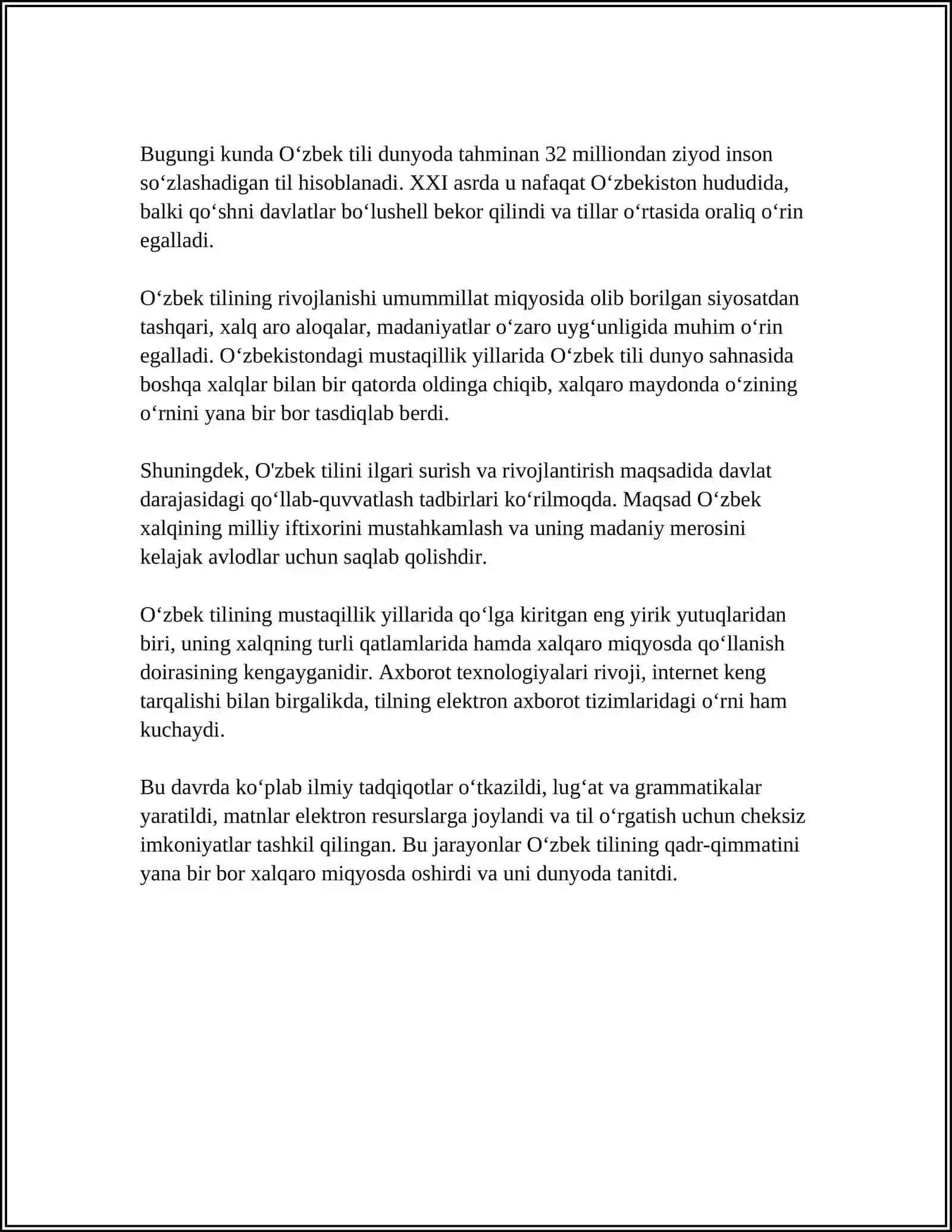 MILLIY TIL VA ADABIY TIL 4
