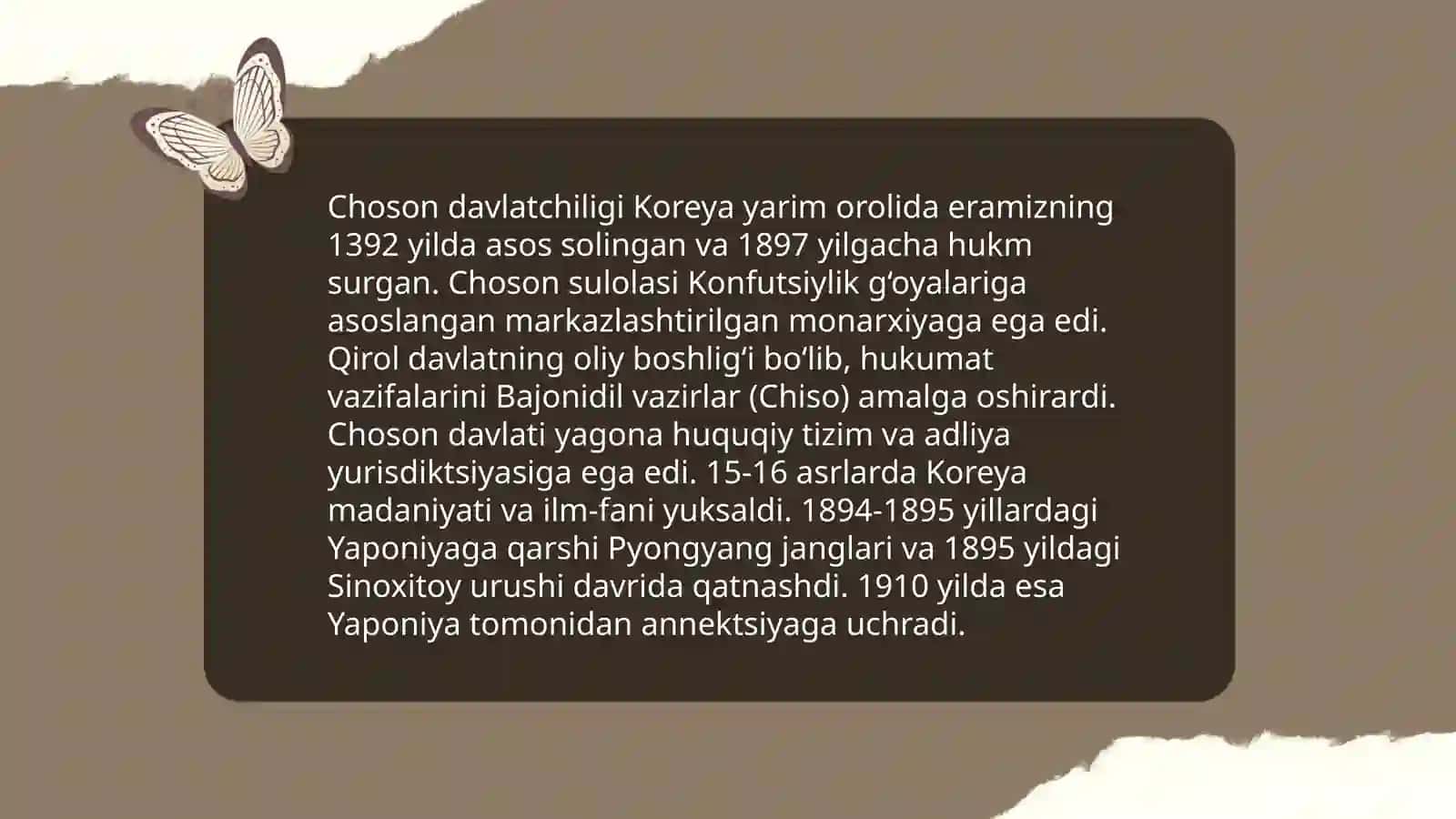 Chosonning Xalokati va Yapon eksponsiyasi 4
