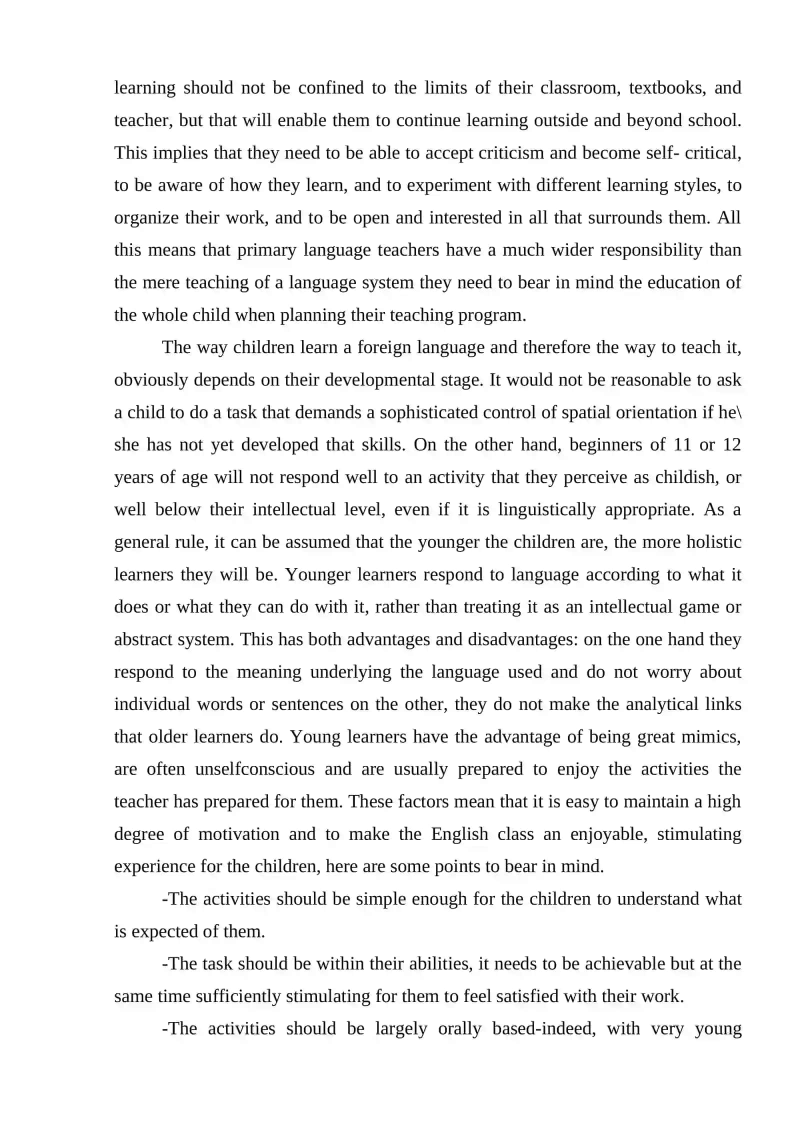 Teaching English to Young Learners 4