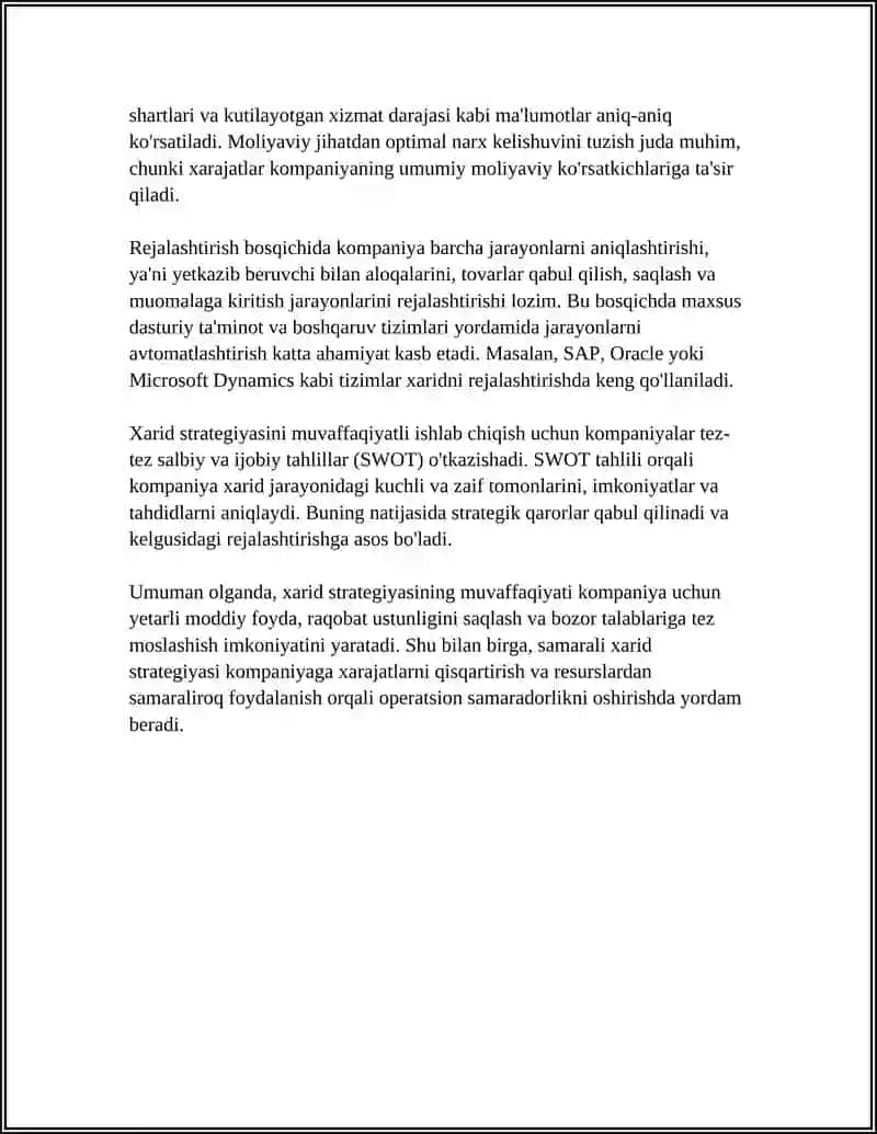 Xaridlarni Stratigik Boshqarish Tizimi 4