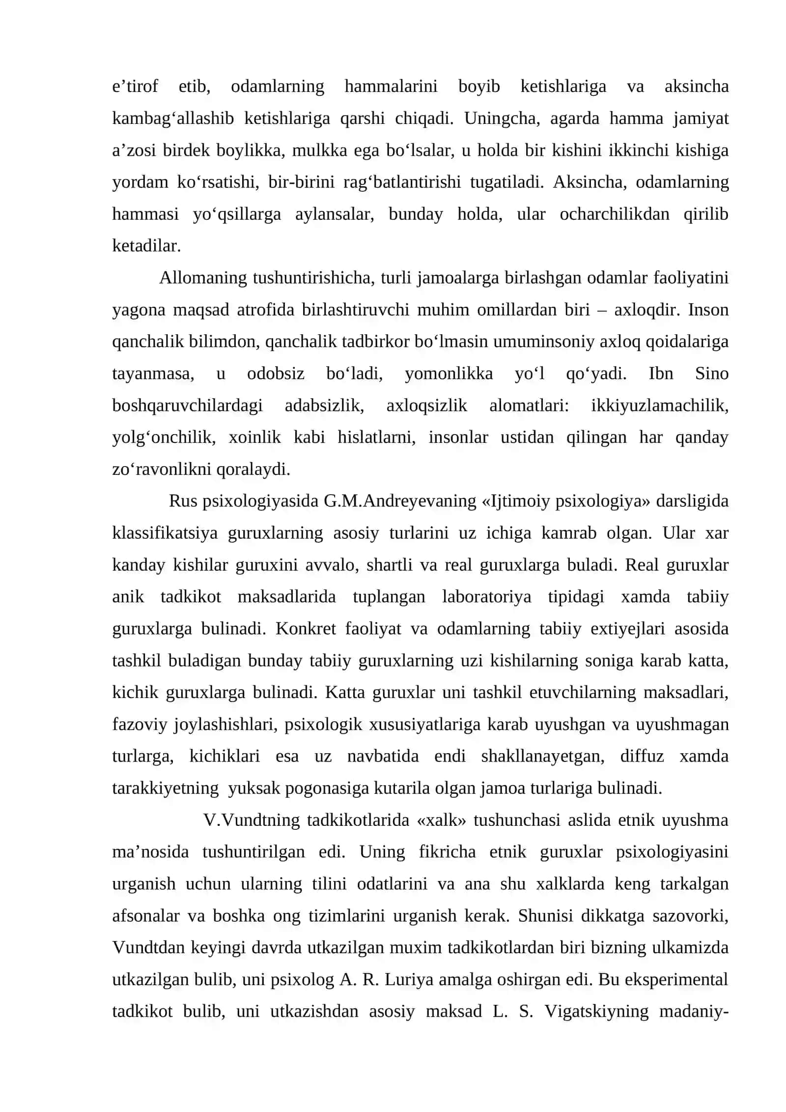 Sotsial psixologiyada guruhlar va jamoa muammosi 4
