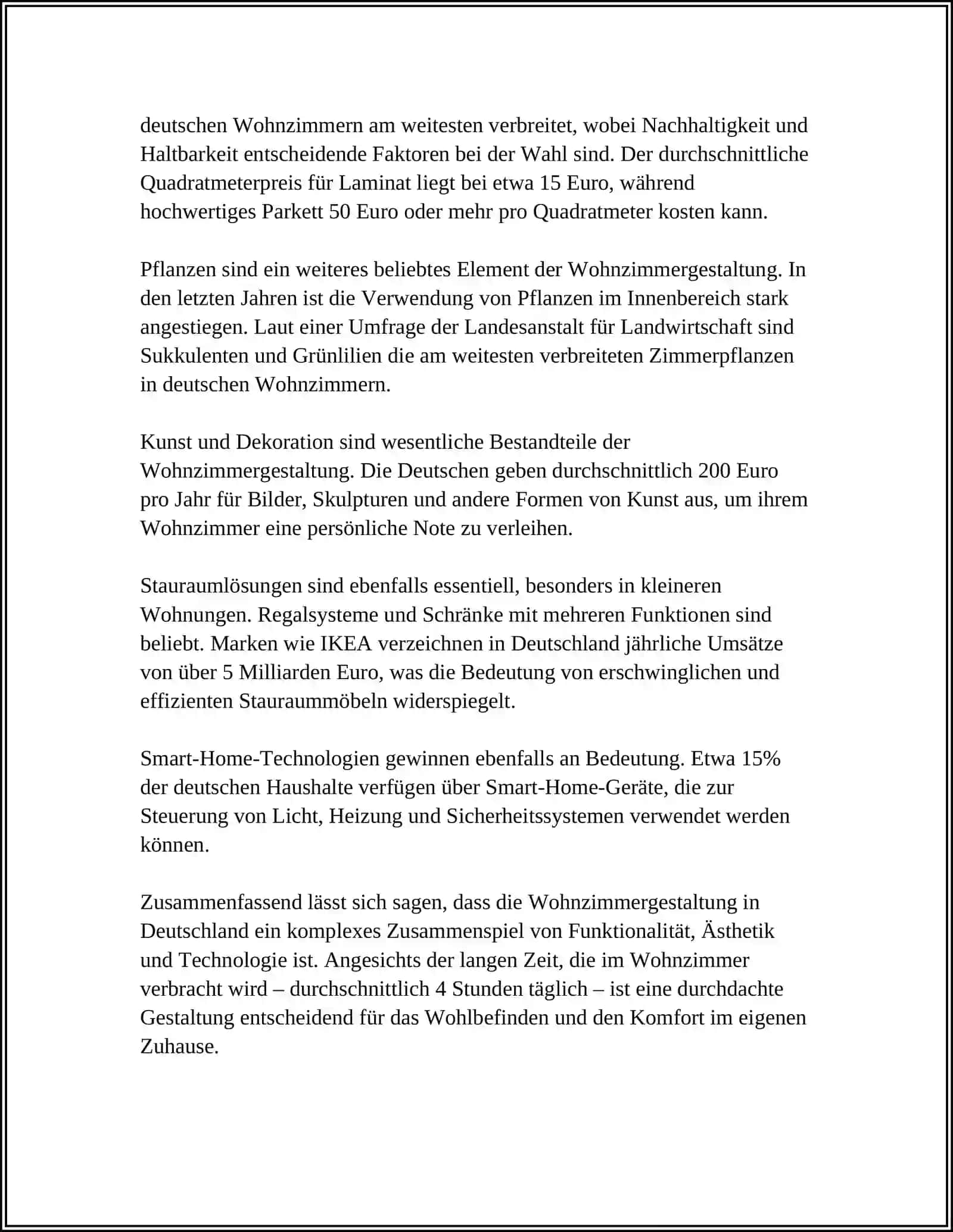 DIE WOHNUNGSIENRICHTUNG 4